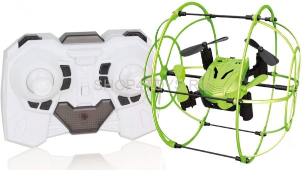 Радиоуправляемый квадрокоптер с защитной сеткой Green SkyWalker - HM1336-GREEN Радиоуправляемый квадрокоптер с защитной сеткой Green SkyWalker - HM1336-GREEN