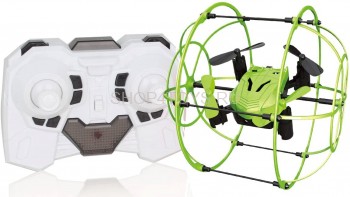 Радиоуправляемый квадрокоптер с защитной сеткой Green SkyWalker - HM1336-GREEN Радиоуправляемый квадрокоптер с защитной сеткой Green SkyWalker - HM1336