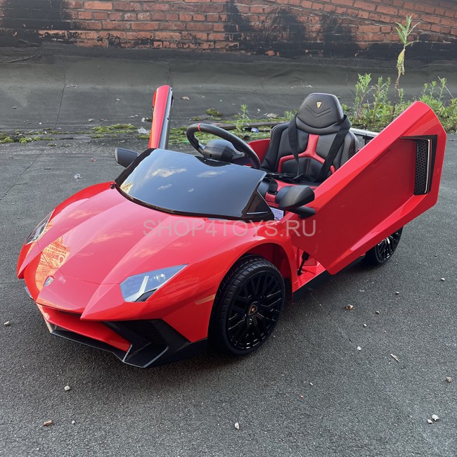 Детский электромобиль Lamborghini Aventador SV Roadster 2WD 12V - BDM0931-RED Детский электромобиль Lamborghini Aventador SV Roadster 2WD 12V - BDM0931-RED