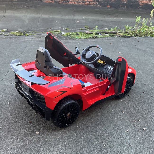 Детский электромобиль Lamborghini Aventador SV Roadster 2WD 12V - BDM0931-RED Детский электромобиль Lamborghini Aventador SV Roadster 2WD 12V - BDM0931-RED