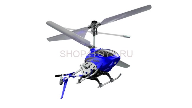 Радиоуправляемый вертолет Syma S107H Blue 2.4G с функцией зависания - S107H Радиоуправляемый вертолет Syma S107H Blue 2.4G с функцией зависания - S107H