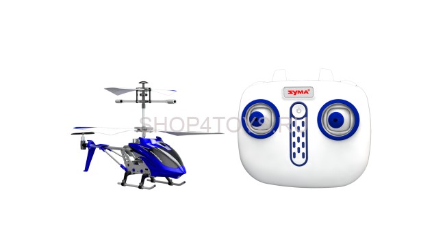 Радиоуправляемый вертолет Syma S107H Blue 2.4G с функцией зависания - S107H Радиоуправляемый вертолет Syma S107H Blue 2.4G с функцией зависания - S107H