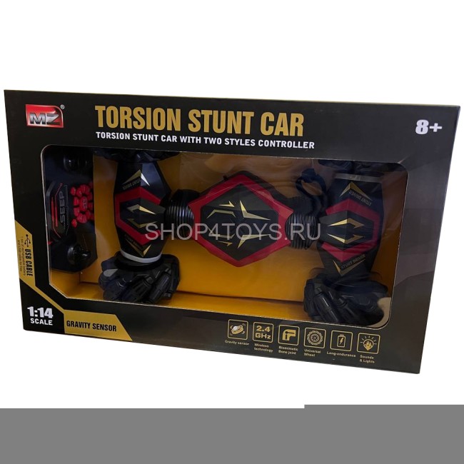 Радиоуправляемый внедорожник-перевертыш MZ масштаб 1:14, красный - MZ-YY2018-RED