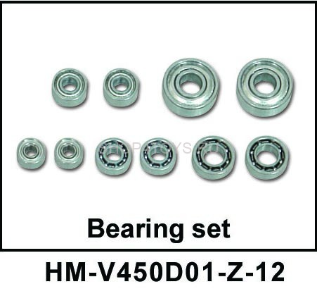 Комплект подшипников Walkera - HM-V450D01-Z-12 Комплект подшипников Walkera - HM-V450D01-Z-12