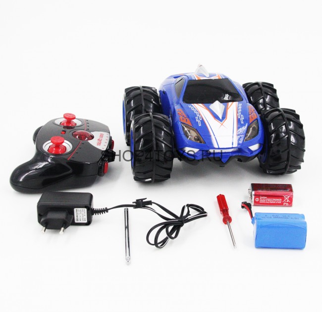 Радиоуправляемая машина амфибия YED Aqua Stunt Blue - YE81409