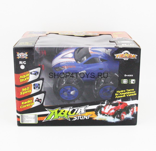 Радиоуправляемая машина амфибия YED Aqua Stunt Blue - YE81409