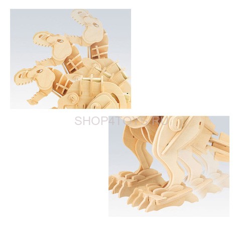 Деревянный конструктор с ДУ, звуковой контроль, звуковые эффекты D-LEX Тираннозавр - EL-D200 Деревянный конструктор с ДУ, звуковой контроль, звуковые эффекты D-LEX Тираннозавр - EL-D200