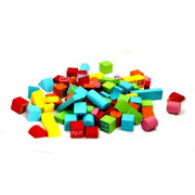 Деревянный конструктор "Кубики" 82 детали - 57043 Деревянный конструктор "Кубики" 82 детали - 57043