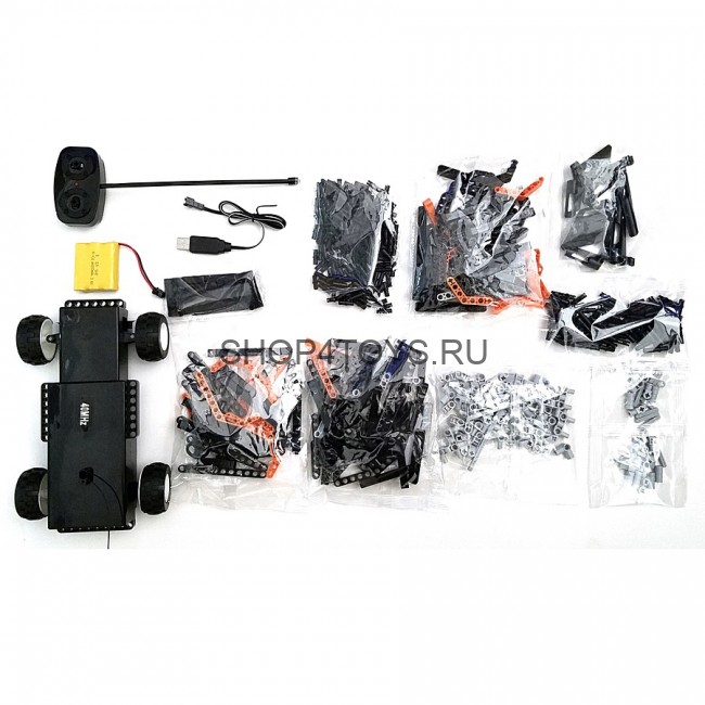 Радиоуправляемый конструктор QiHui "Black Hums" (509 деталей) - QH8001 Радиоуправляемый конструктор QiHui "Black Hums" (509 деталей) - QH8001