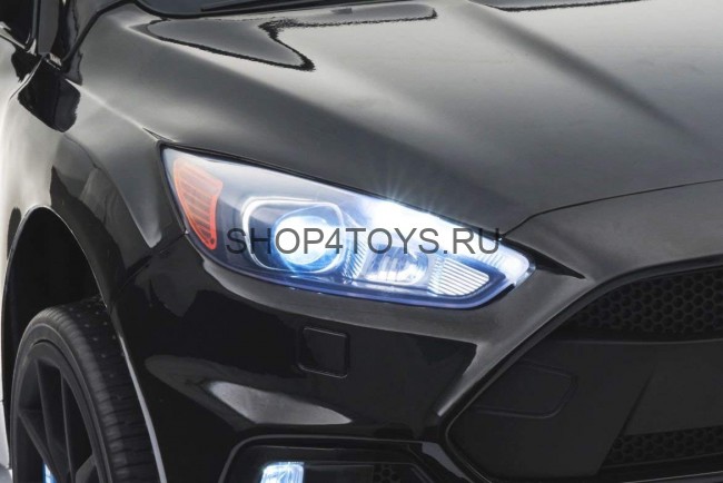 Детский электромобиль Dake Ford Focus RS Black 12V 2.4G - F777-BLACK