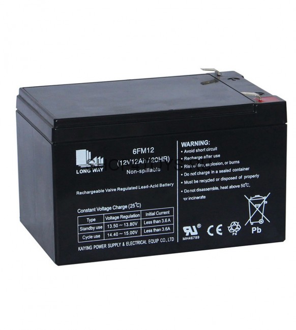 Аккумулятор Long Way 12V12Ah/20Hr - LW-6FM12 купить оптом и в розницу