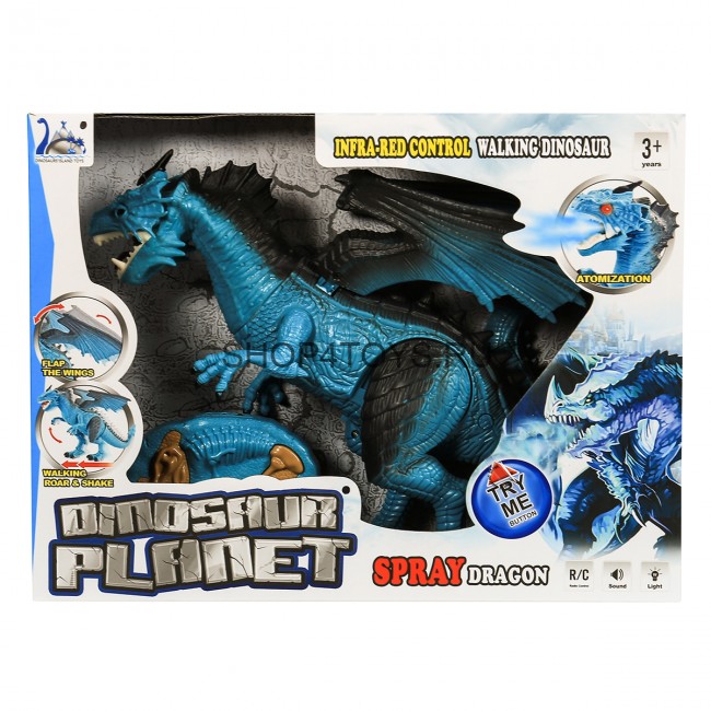 Радиоуправляемый синий дракон (дышит паром) - RS6158A Радиоуправляемый синий дракон (дышит паром) - RS6158A