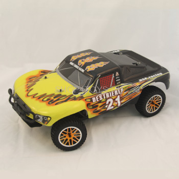 Радиоуправляемый внедорожник HSP Desert Rally Car 4WD 1:10 - 94170 TOP - 2.4G Радиоуправляемая модель внедорожника Rally Monster с бесколлекторным электродвигателем и Li-Po аккумулятором.