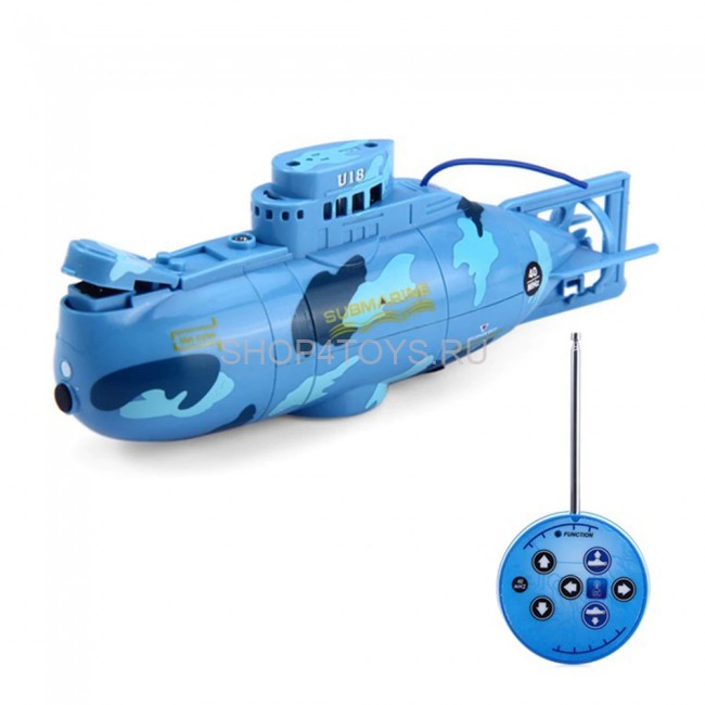 Радиоуправляемая подводная лодка Blue Submarine - CT-3311-BLUE Радиоуправляемая подводная лодка Blue Submarine - CT-3311-BLUE
