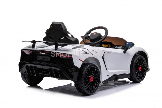 Детский электромобиль Lamborghini Aventador SV Roadster 2WD 12V - BDM0931-WHITE Детский электромобиль Lamborghini Aventador SV Roadster 2WD 12V - BDM0931-WHITE