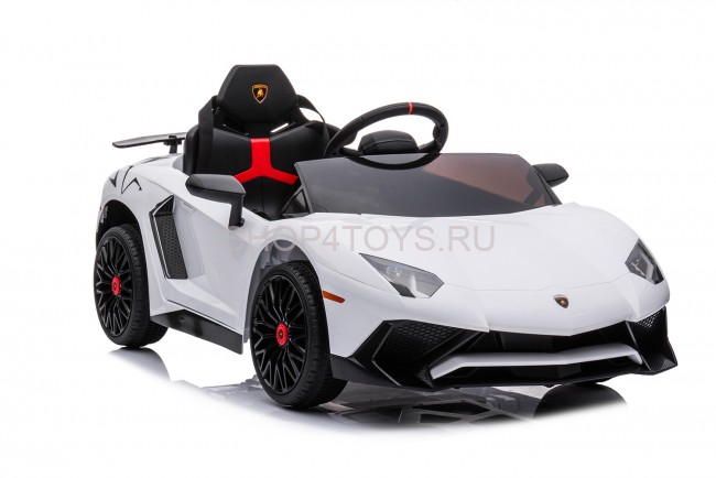 Детский электромобиль Lamborghini Aventador SV Roadster 2WD 12V - BDM0931-WHITE Детский электромобиль Lamborghini Aventador SV Roadster 2WD 12V - BDM0931-WHITE