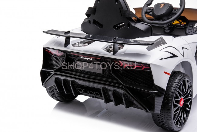 Детский электромобиль Lamborghini Aventador SV Roadster 2WD 12V - BDM0931-WHITE Детский электромобиль Lamborghini Aventador SV Roadster 2WD 12V - BDM0931-WHITE