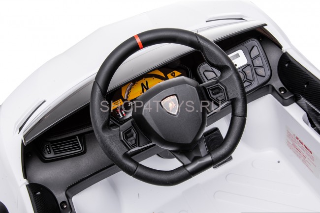 Детский электромобиль Lamborghini Aventador SV Roadster 2WD 12V - BDM0931-WHITE Детский электромобиль Lamborghini Aventador SV Roadster 2WD 12V - BDM0931-WHITE