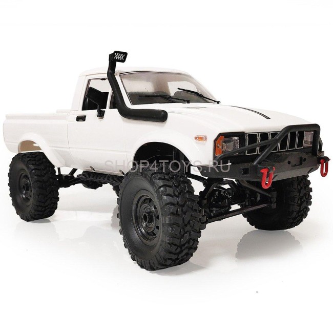 Радиоуправляемая машина WPL пикап Hilux (белый) 4WD 2.4G 1:16 RTR - WPLC-24-1