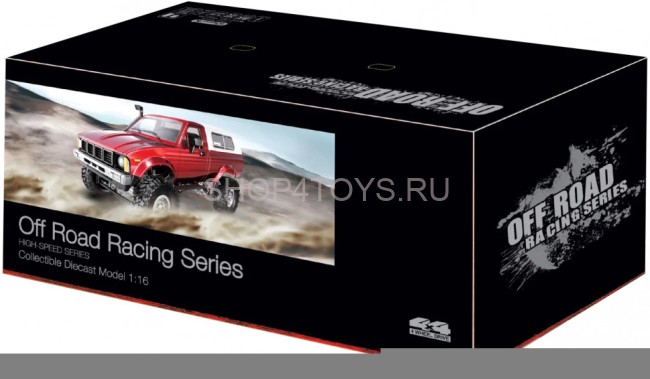 Радиоуправляемая машина WPL пикап Hilux (белый) 4WD 2.4G 1:16 RTR - WPLC-24-1