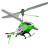 Радиоуправляемый вертолет Syma S107H Green 2.4G с функцией зависания - S107H