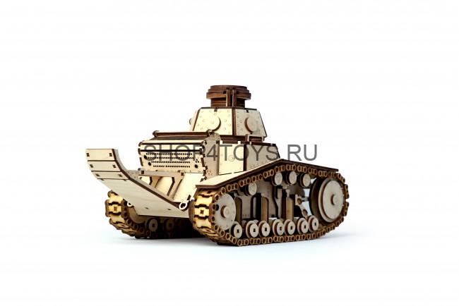 Конструктор 3D деревянный подвижный Lemmo Танк МС-1 - 00-25 Конструктор 3D деревянный подвижный Lemmo Танк МС-1 - 00-25