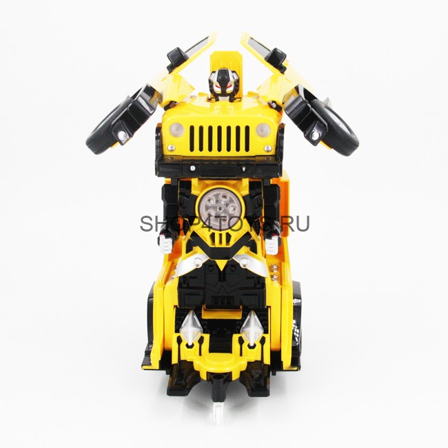 Радиоуправляемый робот трансформер Jeep Rubicon Yellow 1:14 - 2329PF