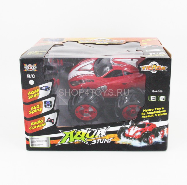 Радиоуправляемая машина амфибия YED Aqua Stunt Red - YE81409-R