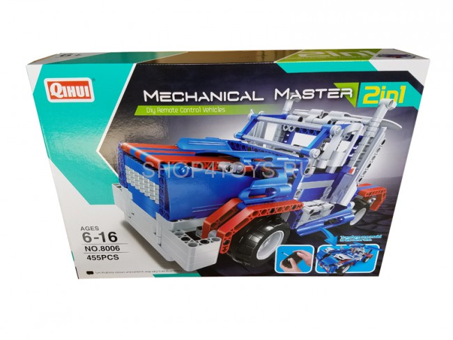 Радиоуправляемый конструктор 2 в 1 - грузовик и джип - QH8006 Радиоуправляемый конструктор 2 в 1 - грузовик и джип - QH8006
