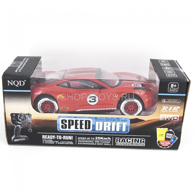 Радиоуправляемый автомобиль для дрифта NQD 4WD 1:14 - 757-4WD03-3 Радиоуправляемый автомобиль для дрифта NQD 4WD 1:14 - 757-4WD03-3
