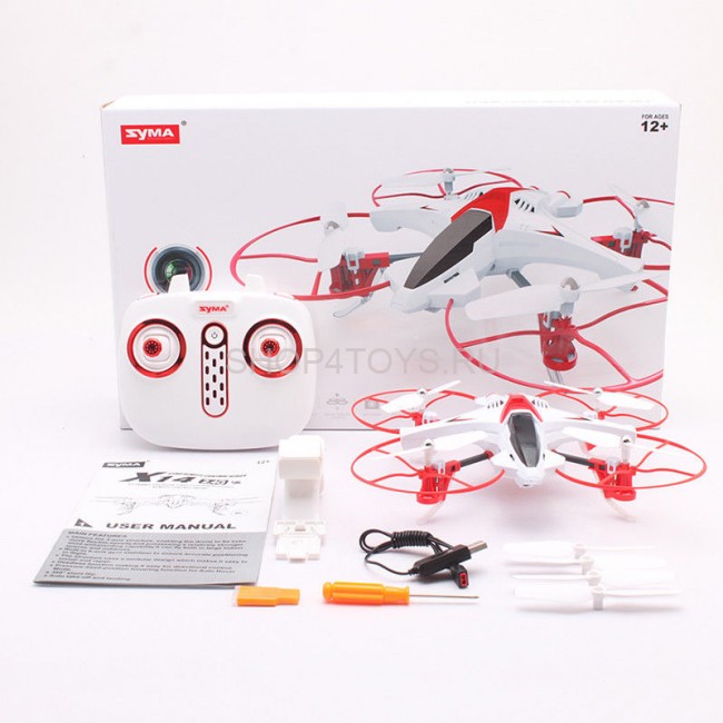 Радиоуправляемый квадрокоптер Syma X14W FPV 720P Wifi Camera 2.4G - X14W Радиоуправляемый квадрокоптер Syma X14W FPV 720P Wifi Camera 2.4G - X14W