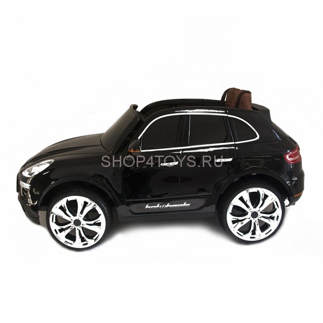 Детский электромобиль  Порше Porsche Macan S Black 12V 2.4G - QLS-8588