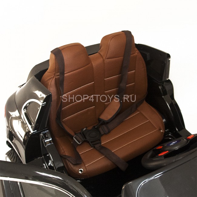 Детский электромобиль  Порше Porsche Macan S Black 12V 2.4G - QLS-8588