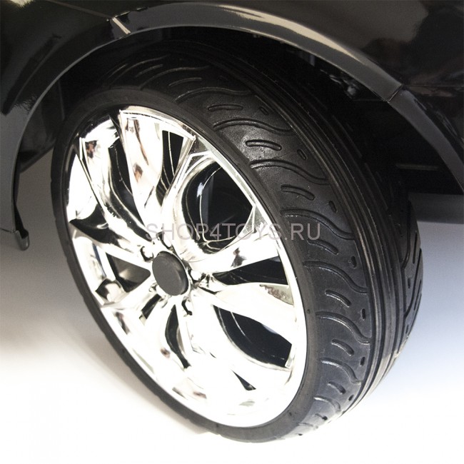 Детский электромобиль  Порше Porsche Macan S Black 12V 2.4G - QLS-8588