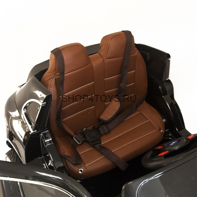 Детский электромобиль  Порше Porsche Macan S Black 12V 2.4G - QLS-8588