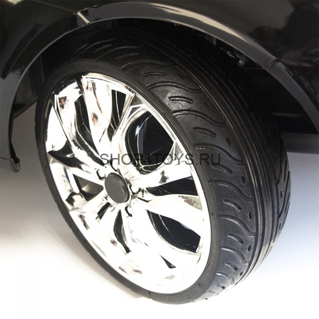 Детский электромобиль  Порше Porsche Macan S Black 12V 2.4G - QLS-8588