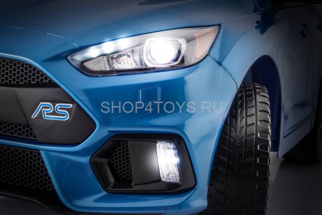 Детский электромобиль Dake Ford Focus RS Blue 12V 2.4G - F777-BLUE
