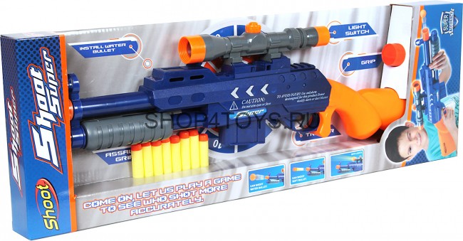 Ружье Super Shoot 2в1 (гелевые пули и мягкие пули) - 358-1