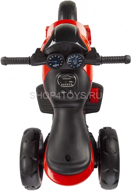 Детский мотоцикл на аккумуляторе Y-MAXI Police Red - SW198A-RED