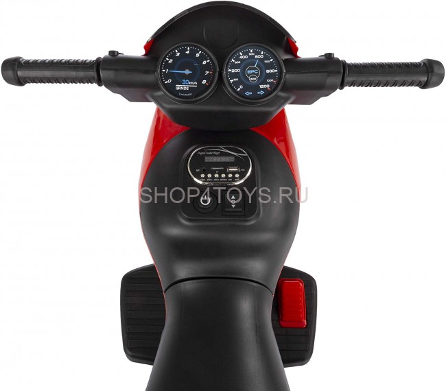 Детский мотоцикл на аккумуляторе Y-MAXI Police Red - SW198A-RED