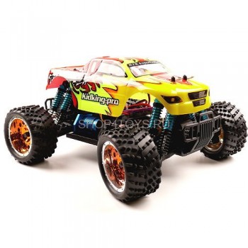 Радиоуправляемый внедорожник HSP Electric Off-Road KidKing Pro 4WD 1:16 - 94186PRO - 2.4G Трековая модель внедорожника на радиоуправлении с электродвигателем SP28404 и Li-Po аккумулятором.