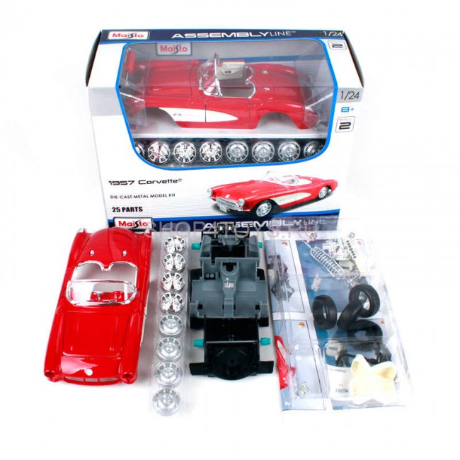 Сборная металлическая модель Maisto Corvette 1957 1:25 - 39900 Сборная металлическая модель Maisto Corvette 1957 1:25 - 39900