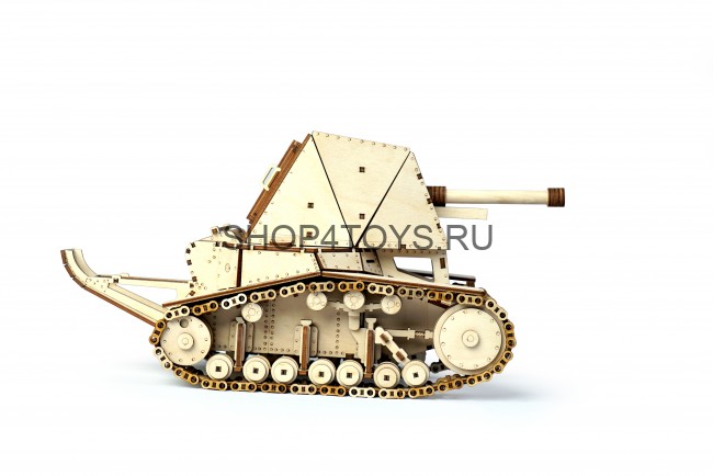 Конструктор 3D деревянный подвижный Lemmo Танк СУ-18 - 00-24 Конструктор 3D деревянный подвижный Lemmo Танк СУ-18 - 00-24