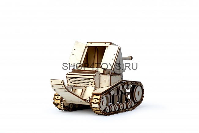 Конструктор 3D деревянный подвижный Lemmo Танк СУ-18 - 00-24 Конструктор 3D деревянный подвижный Lemmo Танк СУ-18 - 00-24
