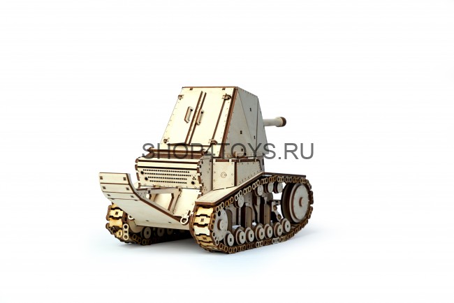Конструктор 3D деревянный подвижный Lemmo Танк СУ-18 - 00-24 Конструктор 3D деревянный подвижный Lemmo Танк СУ-18 - 00-24