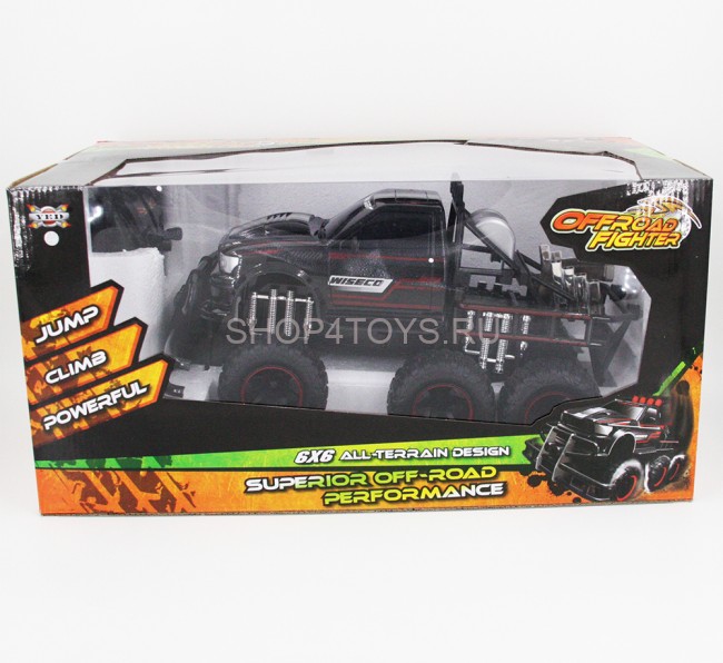 Радиоуправляемая машина джип 6х6 YED Black Thunder Speed WE-7 - YE81401