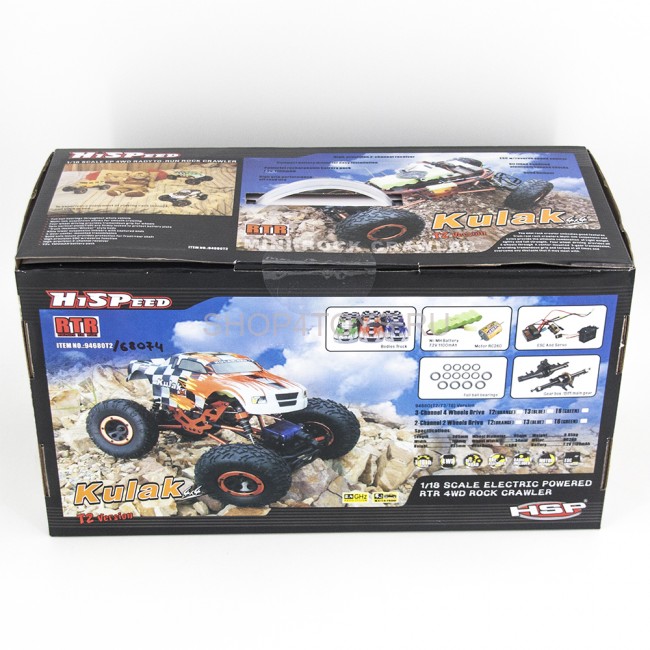 Радиоуправляемый краулер HSP Kulak 2WS Crawler Car 1:18 2.4G - 94680T2-68092