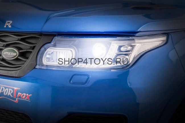 Детский электромобиль Range Rover Sport Blue 4WD 12V 2.4G - XMX601