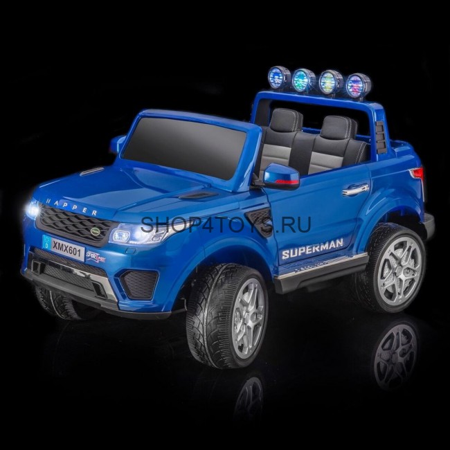 Детский электромобиль Range Rover Sport Blue 4WD 12V 2.4G - XMX601