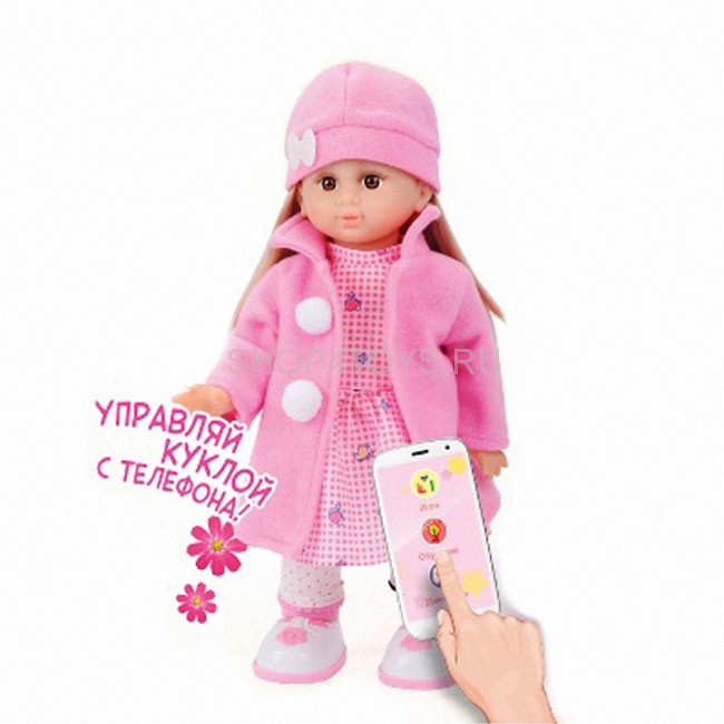 Интерактивная кукла Настенька, ходит и танцует, мобильное приложение - MY083 Интерактивная кукла Настенька, ходит и танцует, мобильное приложение - MY083